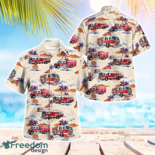 Colorado, Glenwood Springs Fire Department Beach Hawaiian Shirt Product Photo 1