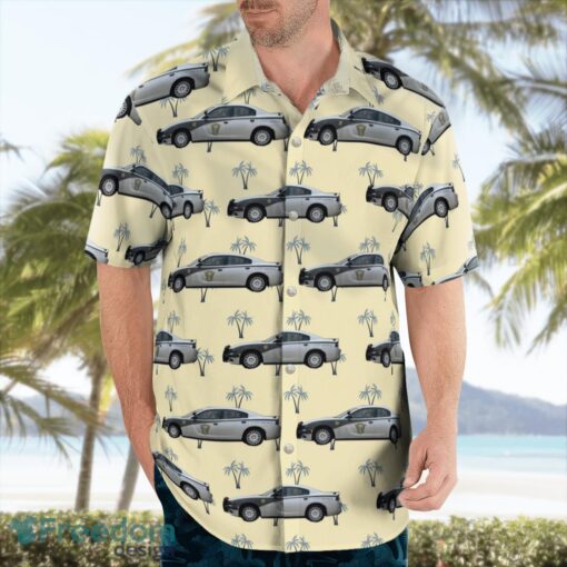 Colorado State Patrol (CSP) Dodge Charger Hawaiian Shirt Beach Summer Shirt Product Photo 3