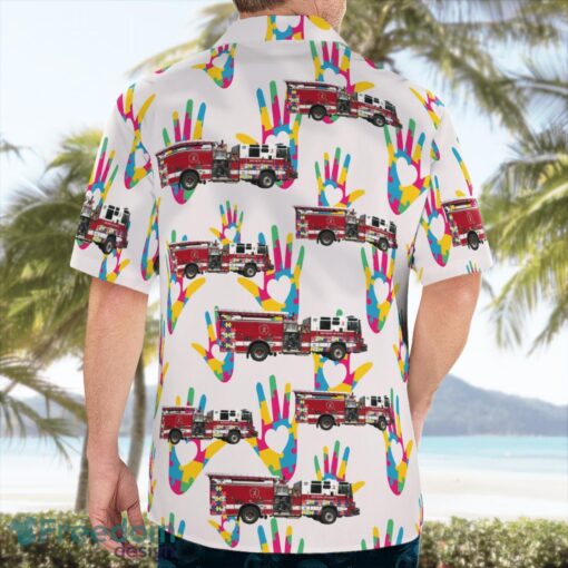 Colorado, West Metro Fire Rescue, World Autism Awareness Day Aloha Hawaiian Shirt Product Photo 2