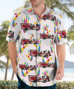 Colorado, West Metro Fire Rescue, World Autism Awareness Day Aloha Hawaiian Shirt Product Photo 4