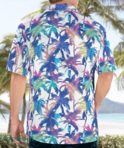 Colourful Exotic Pattern With Palm Hawaiian Shirt Beach Summer Shirt Product Photo 3