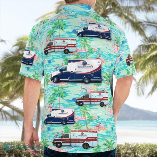 Columbia County Ambulance Service Beach Hawaiian Shirt Gift For Summer Holiday Product Photo 2