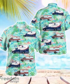 Columbia County Ambulance Service Beach Hawaiian Shirt Gift For Summer Holiday