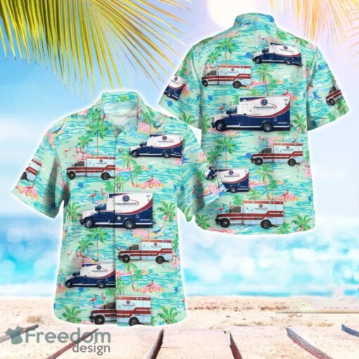 Columbia County Ambulance Service Beach Hawaiian Shirt Gift For Summer Holiday Product Photo 1