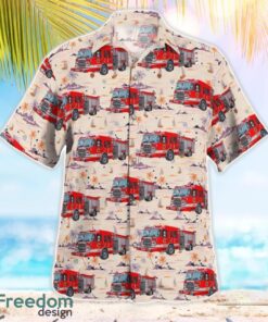 Columbus Division Of Fire, Ohio Fire Engine Hawaiian Shirt Beach Summer Shirt Product Photo 2