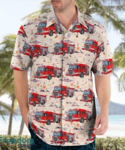 Columbus Division Of Fire, Ohio Fire Engine Hawaiian Shirt Beach Summer Shirt Product Photo 3