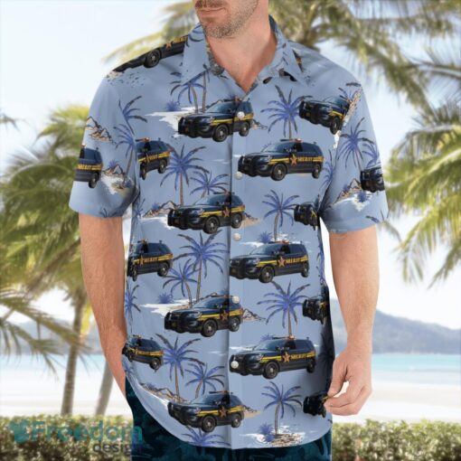 Columbus, Ohio, Franklin County Sheriff's Office Aloha Hawaiian Shirt Product Photo 3