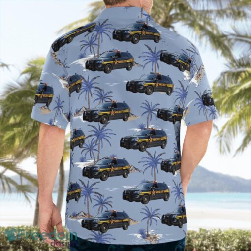 Columbus, Ohio, Franklin County Sheriff's Office Aloha Hawaiian Shirt Product Photo 4