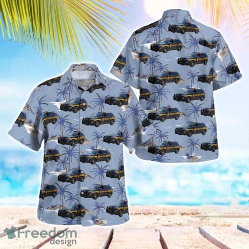 Columbus, Ohio, Franklin County Sheriff's Office Aloha Hawaiian Shirt Product Photo 1