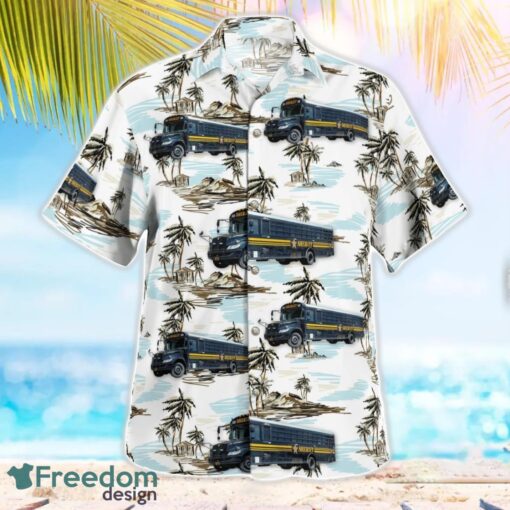 Columbus, Ohio, Franklin County Sheriff's Office Bus Hawaiian Shirt Summer Beach Shirt Product Photo 2