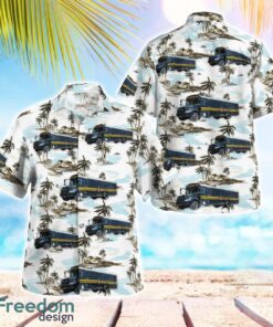 Columbus, Ohio, Franklin County Sheriff’s Office Bus Hawaiian Shirt Summer Beach Shirt