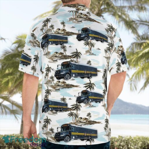 Columbus, Ohio, Franklin County Sheriff's Office Bus Hawaiian Shirt Summer Beach Shirt Product Photo 4