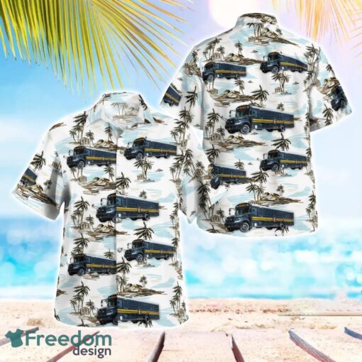 Columbus, Ohio, Franklin County Sheriff's Office Bus Hawaiian Shirt Summer Beach Shirt Product Photo 1