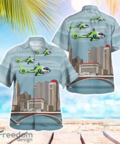 Columbus, Ohio, MedFlight Airbus Helicopters H130 T2 Aloha Hawaiian Shirt Product Photo 1