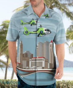 Columbus, Ohio, MedFlight Airbus Helicopters H130 T2 Aloha Hawaiian Shirt Product Photo 4