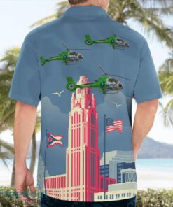 Columbus, Ohio, MedFlight Eurocopter EC 130B4 Beach Hawaiian Shirt Product Photo 2