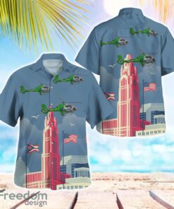 Columbus, Ohio, MedFlight Eurocopter EC 130B4 Beach Hawaiian Shirt Product Photo 1