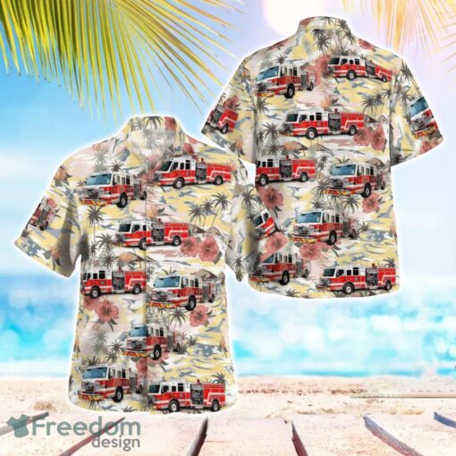 Community Volunteer Fire Department, Texas Beach Hawaiian Shirt Summer Gift Product Photo 1