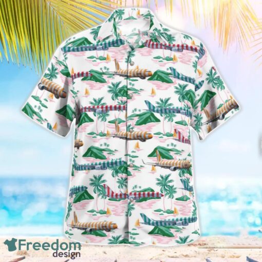 Condor Flugdienst Airbus New Livery Hawaiian Shirt Beach Summer Shirt Product Photo 2