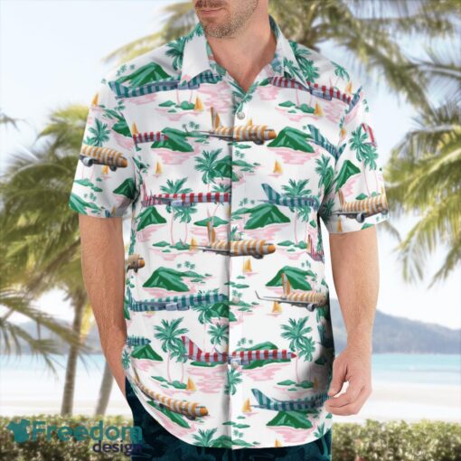 Condor Flugdienst Airbus New Livery Hawaiian Shirt Beach Summer Shirt Product Photo 3