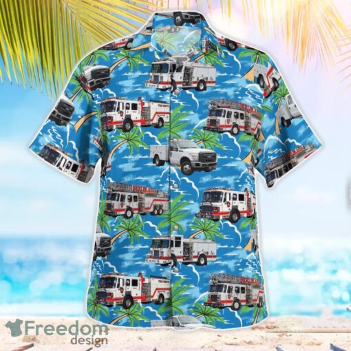 Connecticut, Berlin Fire Department Hawaiian Shirt Summer Beach Shirt Product Photo 3