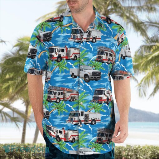 Connecticut, Berlin Fire Department Hawaiian Shirt Summer Beach Shirt Product Photo 4