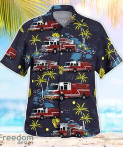 Connecticut, Bolton Fire Department Beach Hawaiian Shirt Summer Gift Product Photo 3