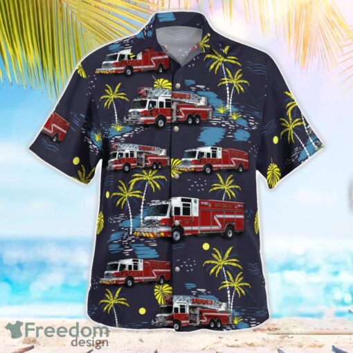 Connecticut, Bolton Fire Department Beach Hawaiian Shirt Summer Gift Product Photo 3