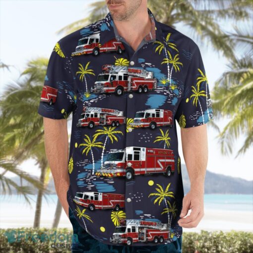 Connecticut, Bolton Fire Department Beach Hawaiian Shirt Summer Gift Product Photo 4