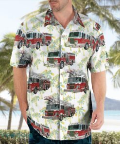 Connecticut Branford Fire Department Hawaiian Shirt Men Women Beach Shirt Product Photo 3