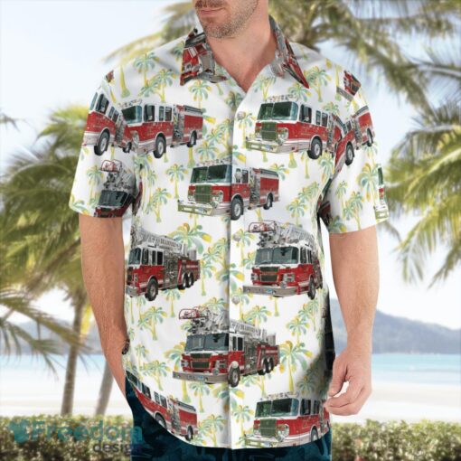 Connecticut Branford Fire Department Hawaiian Shirt Men Women Beach Shirt Product Photo 3