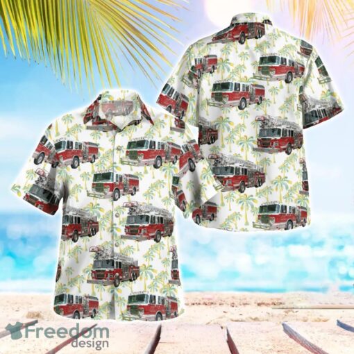 Connecticut Branford Fire Department Hawaiian Shirt Men Women Beach Shirt Product Photo 1