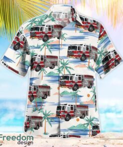 Connecticut, Ridgefield Fire Department Summer Hawaiian Shirt For Men Women Product Photo 2