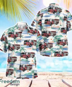 Connecticut, Ridgefield Fire Department Summer Hawaiian Shirt For Men Women