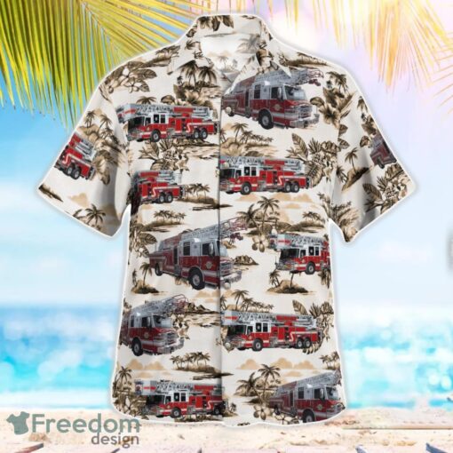 Coral Gables Fire Department Beach Hawaiian Shirt Gift For Summer Holiday Product Photo 3