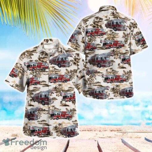 Coral Gables Fire Department Beach Hawaiian Shirt Gift For Summer Holiday Product Photo 1