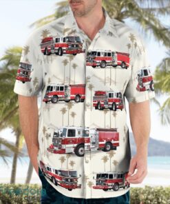 Cornelius Lemley Fire Department 3D Hawaiian Shirt image Cornelius-Lemley Fire Department 3D Hawaiian Shirt Product Photo 3