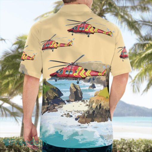 Cornwall Air Ambulance AgustaWestland AW-169 3D Summer Aloha Hawaiian Shirt Product Photo 2