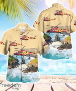 Cornwall Air Ambulance AgustaWestland AW-169 3D Summer Aloha Hawaiian Shirt Product Photo 1