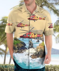 Cornwall Air Ambulance AgustaWestland AW-169 3D Summer Aloha Hawaiian Shirt Product Photo 4