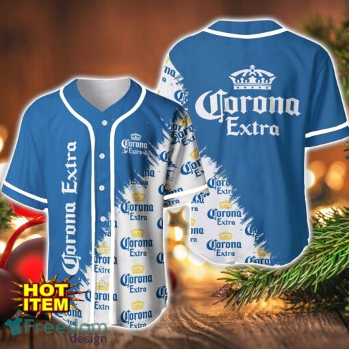 Corona Extra Whiskey Logo Printed Baseball Jersey Shirt For Men And Women Product Photo 1