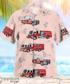 Corpus Christi, Texas, Corpus Christi Fire Department Aloha Hawaiian Shirt Product Photo 2