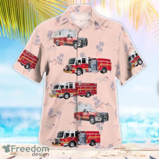 Corpus Christi, Texas, Corpus Christi Fire Department Aloha Hawaiian Shirt Product Photo 2