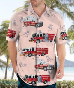 Corpus Christi, Texas, Corpus Christi Fire Department Aloha Hawaiian Shirt Product Photo 3