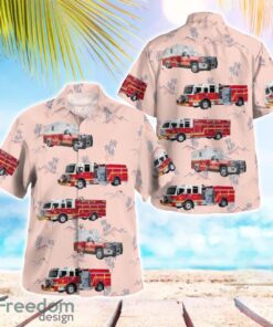 Corpus Christi, Texas, Corpus Christi Fire Department Aloha Hawaiian Shirt Product Photo 1