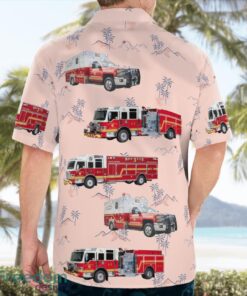 Corpus Christi, Texas, Corpus Christi Fire Department Aloha Hawaiian Shirt Product Photo 4