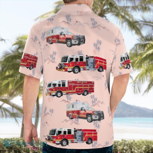 Corpus Christi, Texas, Corpus Christi Fire Department Aloha Hawaiian Shirt Product Photo 4