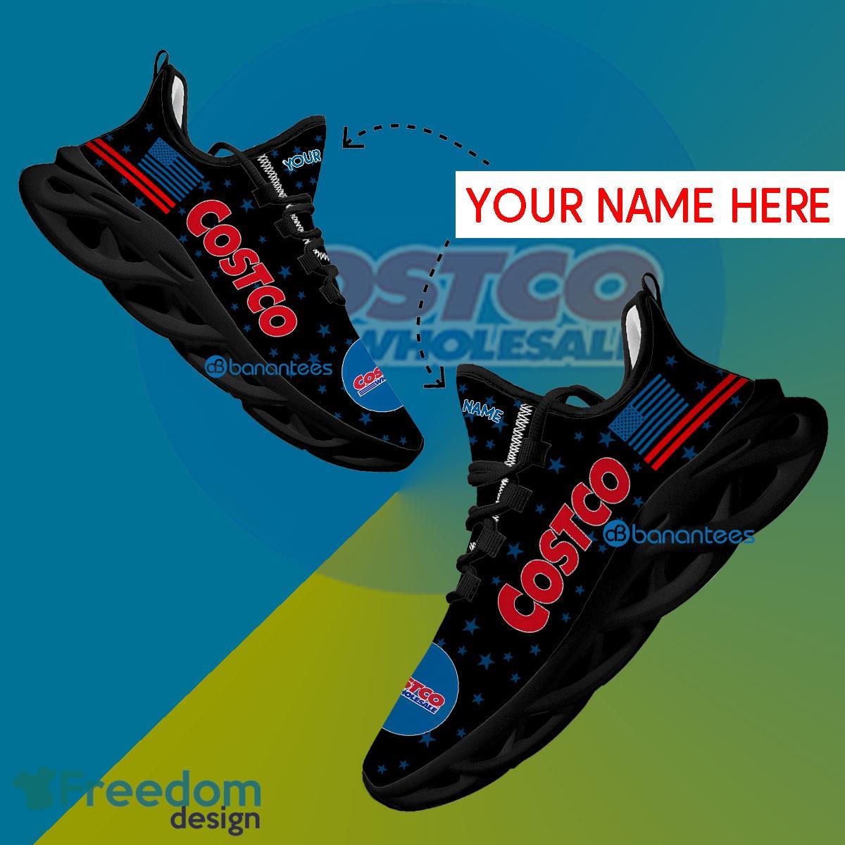 Costco Sport Sneaker Vibe Custom Name Gift Max Soul Shoes USA Flag Star New For Fans - Costco Running Shoes New Trending Personalized Photo 1