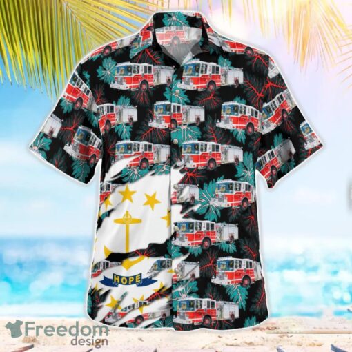 Cranston Fire Department Station 2 Rhode Island Hawaiian Shirt Beach Shirt Summer Holiday Gift Product Photo 2