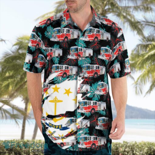 Cranston Fire Department Station 2 Rhode Island Hawaiian Shirt Beach Shirt Summer Holiday Gift Product Photo 3